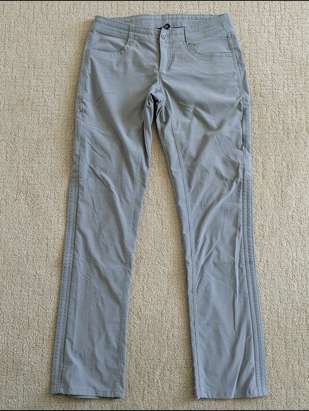 Kuhl Legendary Pant Womens 4 Regular  Green Side Cinch Hiking Outdoor Stretch